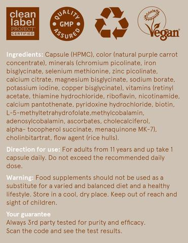 Puori VM - Multivitamine si Minerale - Vegan - 60 capsule [4]