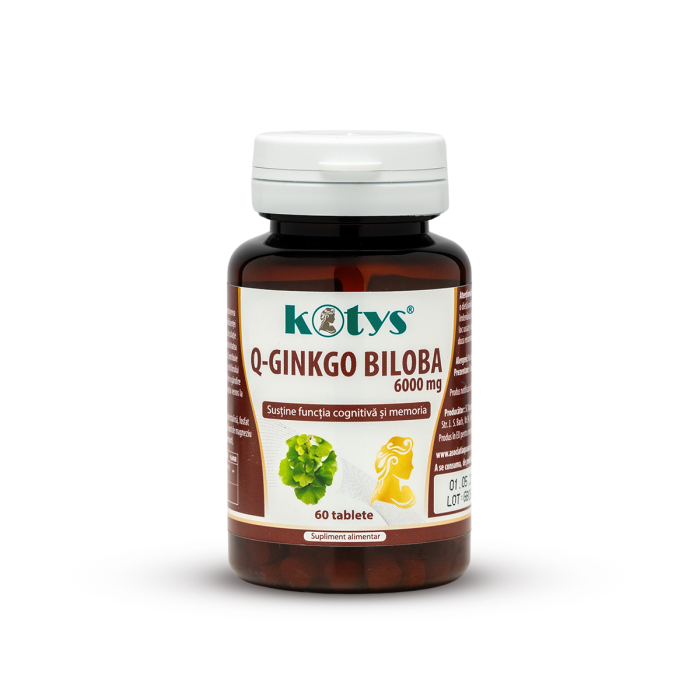 Q-Ginkgo Biloba 6000mg, 60tb, Kotys [1]