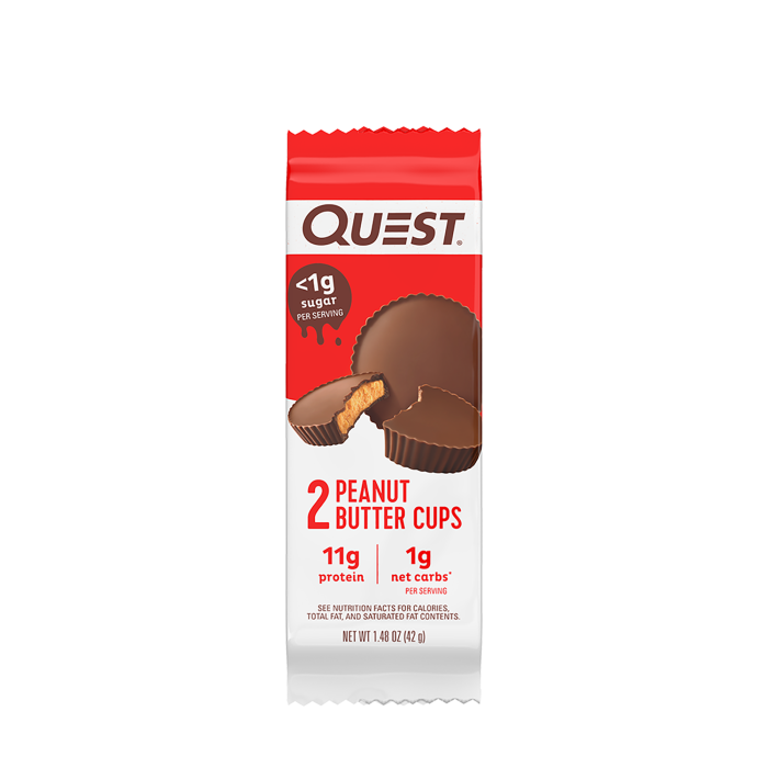  Quest Peanut Butter Cups, Baton Proteic, Cu Aroma De Unt De Arahide, 42 G [2]