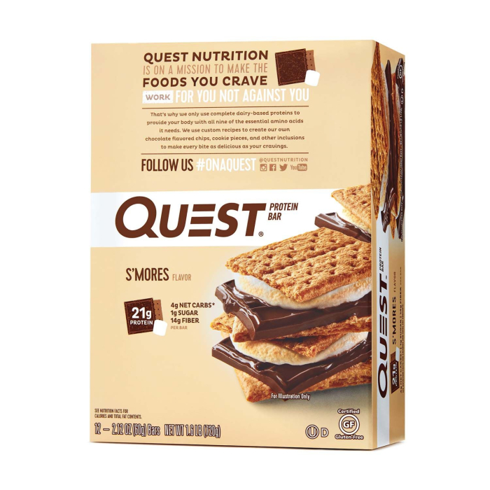 Quest Protein Bar, Baton Proteic, Cu Aroma De Bezele Cu Ciocolata, 60g [10]
