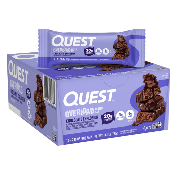 Quest Protein Bar, Baton Proteic, Cu Aroma De Explozie De Ciocolata, 61 G [1]