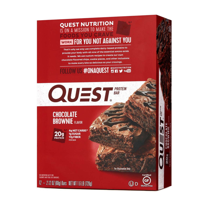 Quest Protein Bar, Baton Proteic, Cu Aroma De Prajitura Cu Ciocolata, 60g [8]