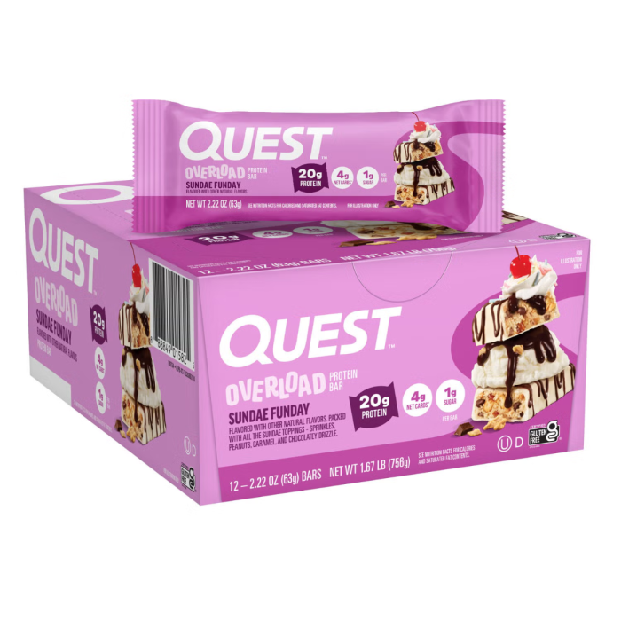 Quest Protein Bar, Baton Proteic, Cu Aroma De Vanilie,caramel Si Ciocolata, 63 G [1]