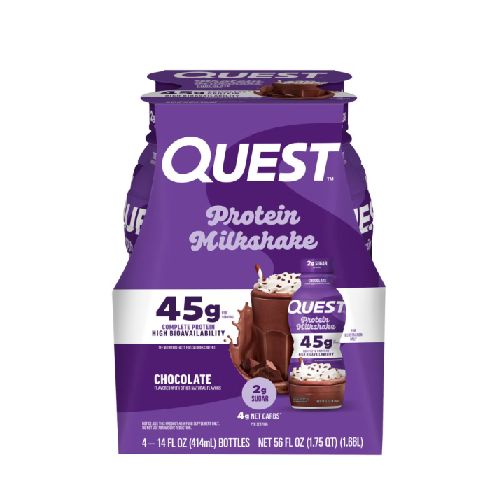 Quest Protein Milkshake Rtd, Milkshake Proteic Cu Aroma De Ciocolata, 414 Ml [3]
