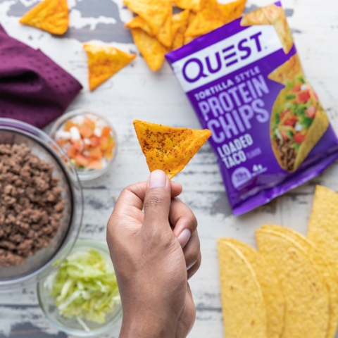 Quest Tortilla Style Protein Chips, Chipsuri Proteice, Cu Aroma De Taco, 32 G [4]