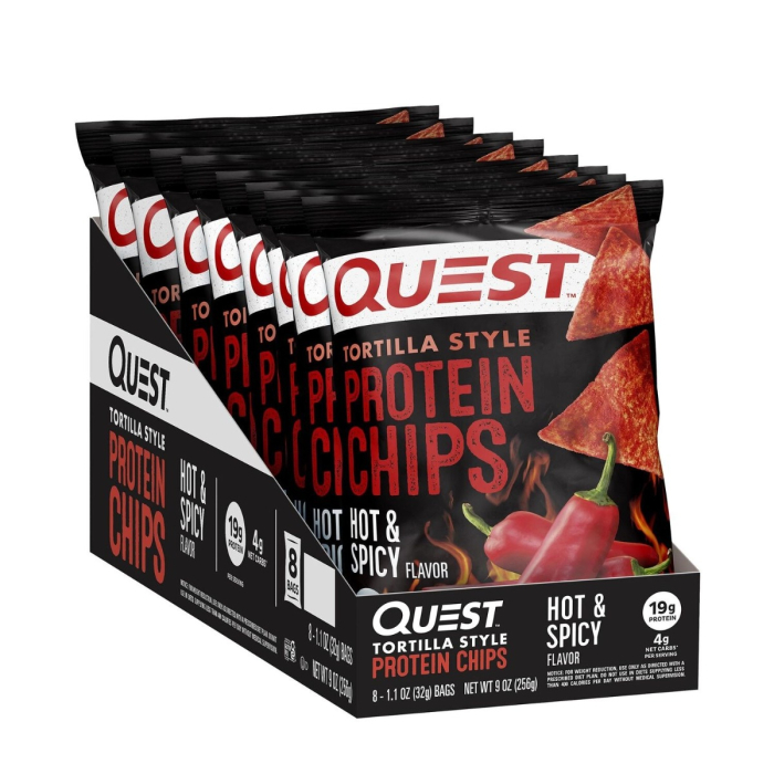 Quest Tortilla Style Protein Chips, Chipsuri Proteice Cu Aroma Picanta, 32 G [4]