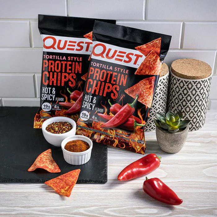 Quest Tortilla Style Protein Chips, Chipsuri Proteice Cu Aroma Picanta, 32 G [2]