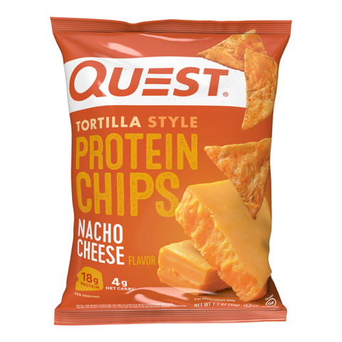 Quest Tortilla Style Protein Chips, Chipsuri Tortilla, Cu Aroma De Branza Nacho, 32 G [1]