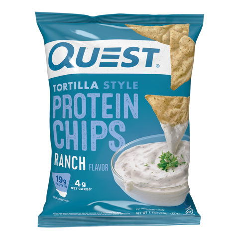Quest Tortilla Style Protein Chips, Chipsuri Tortilla, Cu Aroma De Ranch, 32 G [1]