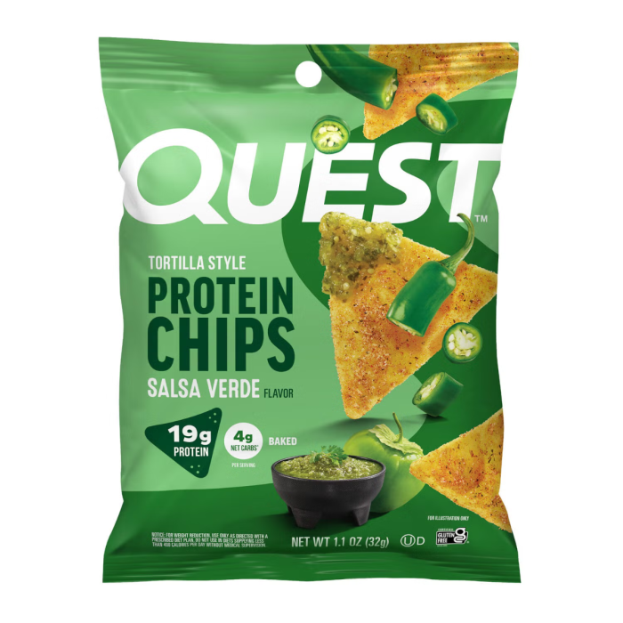 Quest Tortilla Style Protein Chips, Cu Aroma De Salsa, 19 G [1]
