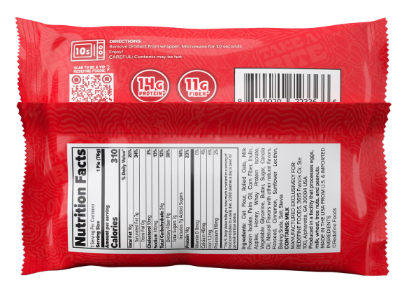 Redefine Foods  Oatmeal Protein Pie, Prajitura Cu Ovaz Si Proteine, 76 G [2]