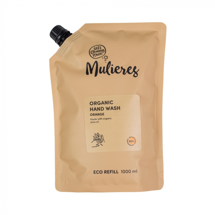Refill Sapun lichid 100% ingrediente naturale Orange (1000 ml), Mulieres [1]
