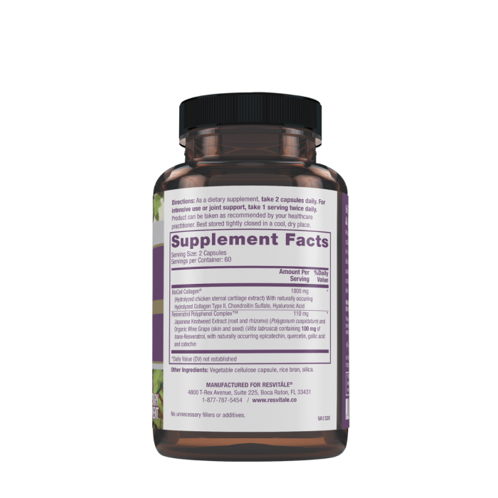 Resvitale Collagen Enhance, Colagen, 120 Cps [3]