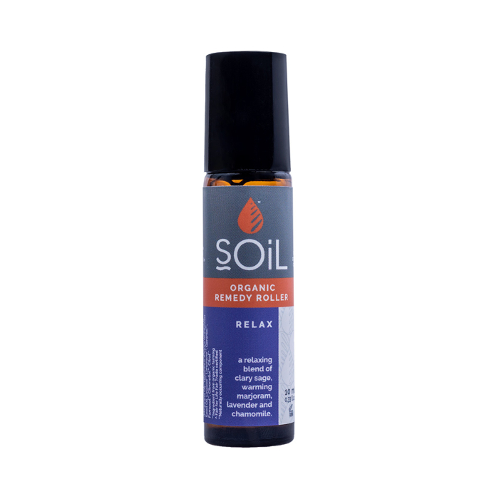 Roll-On Relax cu Uleiuri Esențiale Pure Organice ECOCERT 10 ml | Amestec Relaxant SOiL [1]