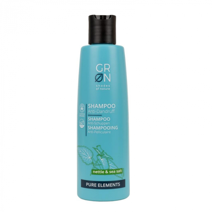 Sampon antimatreata Bio Organic Pure Elements cu sare de mare si urzica (250ml), GRN Shades of Nature [1]
