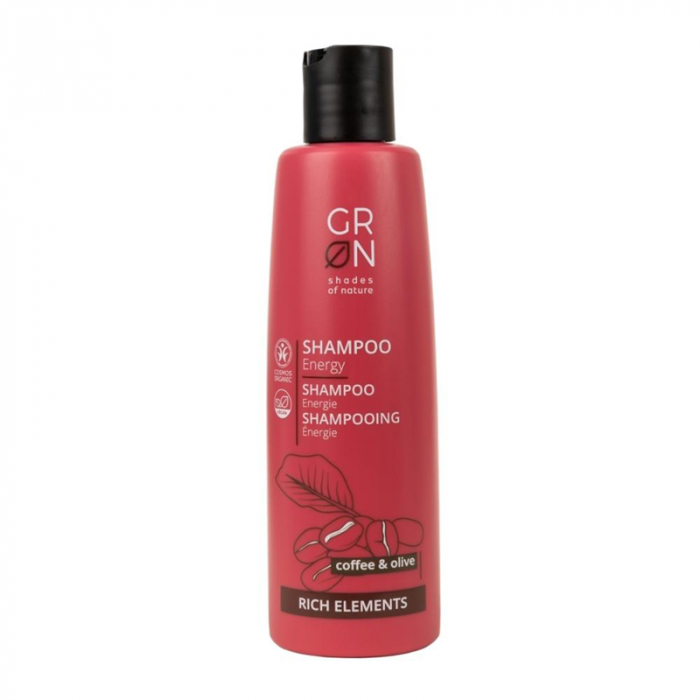 Sampon energizant Bio Organic Rich Elements cu cafea si masline (250ml), GRN Shades of Nature [1]