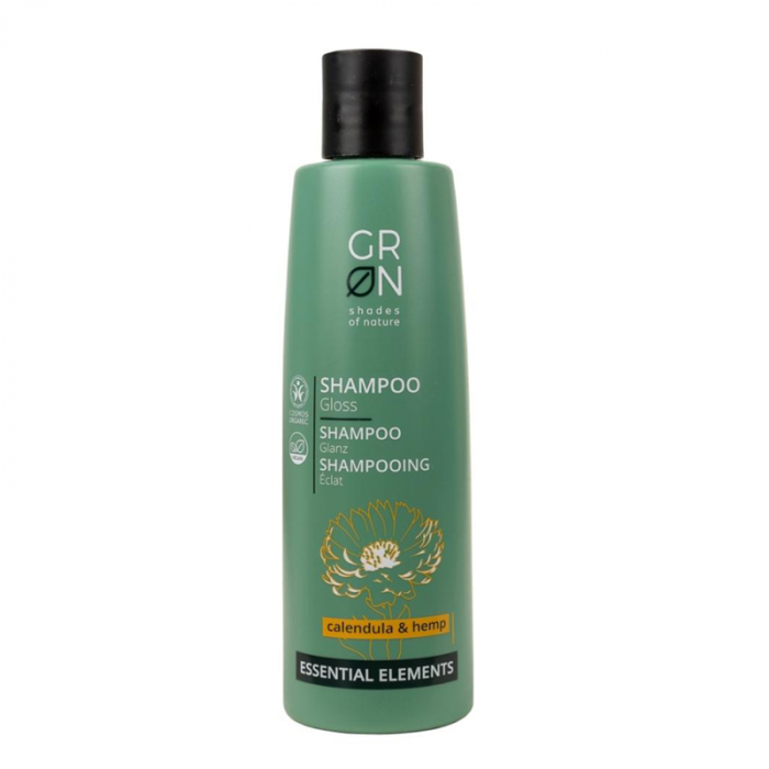 Sampon pentru stralucire Bio Organic Essential Elements cu canepa si galbenele (250ml), GRN Shades of Nature [1]