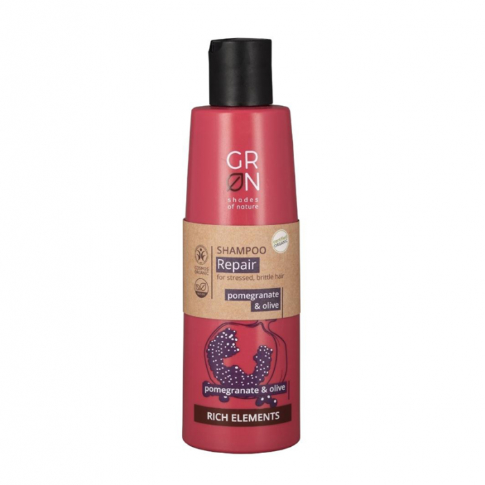 Sampon reparator Bio Organic Rich Elements cu masline si rodie (250ml), GRN Shades of Nature [2]