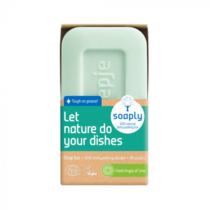 Sapun ecologic pentru vase cu 100% ingrediente naturale Fresh Lime (120 gr), Soaply [1]