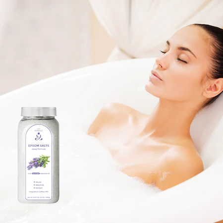 Sare de Baie Epsom cu ulei esential de Lavanda 1 KG [2]