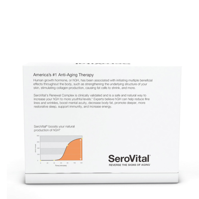 Serovital Reverse The Signs Of Aging, Formula Avansata Pentru Productia Naturala A Hormonului De Crestere Hgh Cu Lizina, 120 Cps [3]