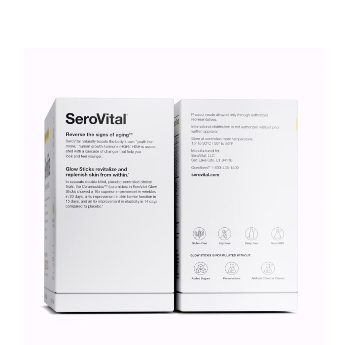 Serovital - Reverse The Signs Of Aging, Formula Pentru Remedierea Semnelor De Imbatranire Cu Lizina, 120 Capsule + 7 Plicuri Glow Sticks [3]