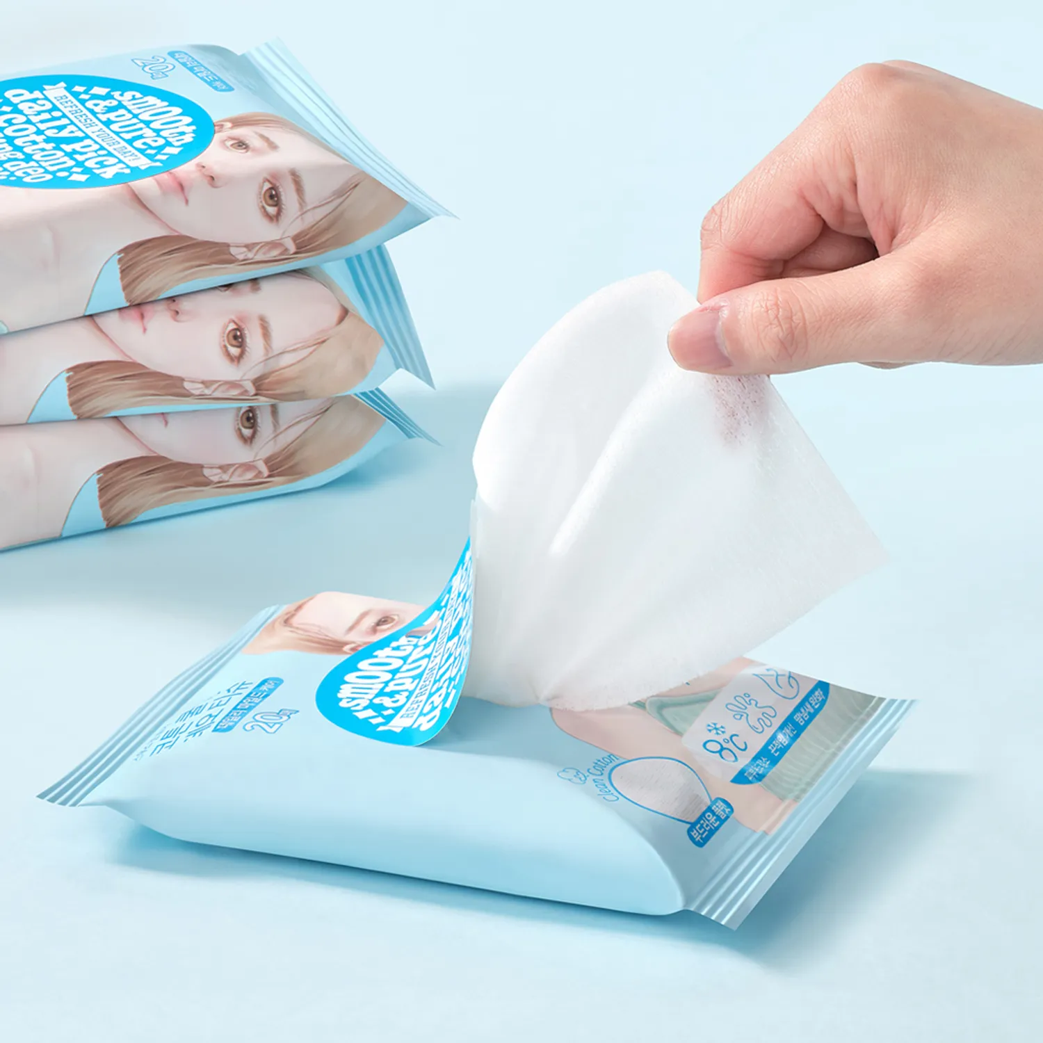 Șervețele Deodorante Ariul Smooth & Pure Cotton Cooling Deo , 20 buc [2]