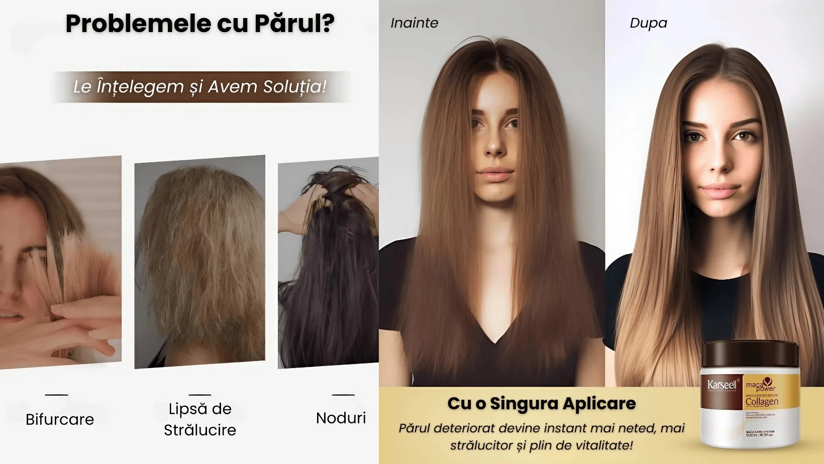 Set Cadou Karseell pentru Îngrijirea Părului ( Mască și Ulei pentru Hidratare și Reparare Intensivă) [6]