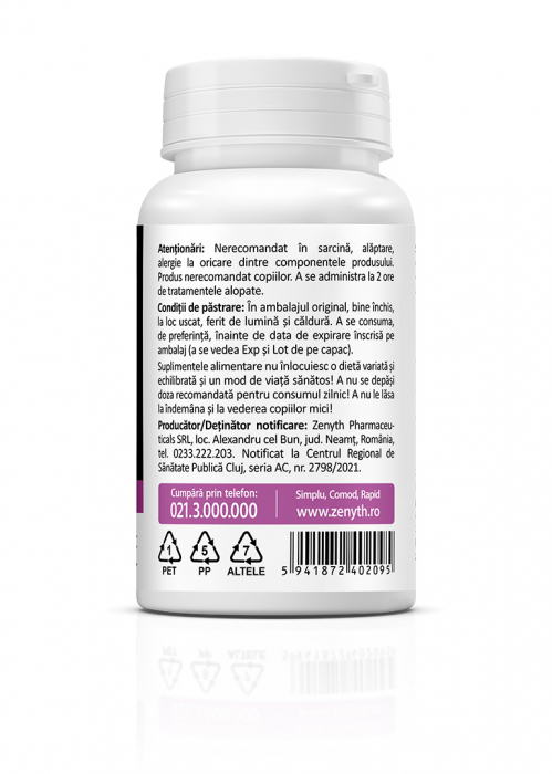 SHILAJIT FULVIC COMPLEX(extract purificat cu actiune tonica, adaptogena si antiaging. Indicat in efort fizic si psihic prelungit.) 30 CPS [3]