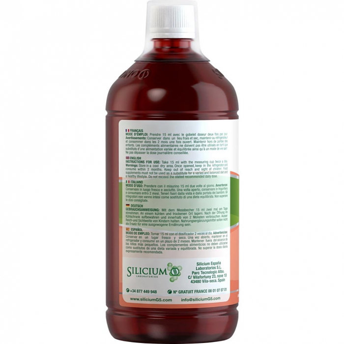 SILICIUM G7 Original Dinamizat (  formula originală cu siliciu organic a Dr. Loïc Le Ribault) * 1L [2]