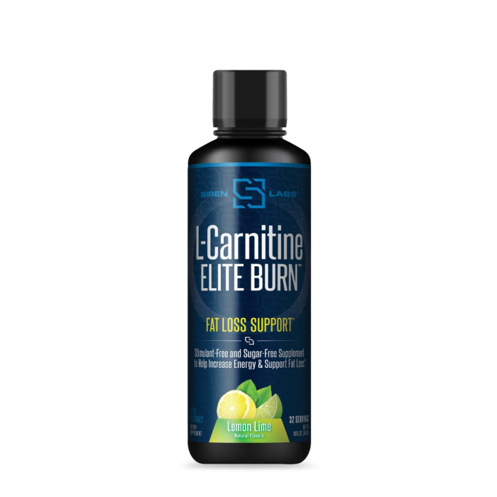 Sirenlabs L-carnitine Elite Burn, L-carnitina Lichida, Cu Aroma De Lamaie Si Lime, 480 Ml [1]