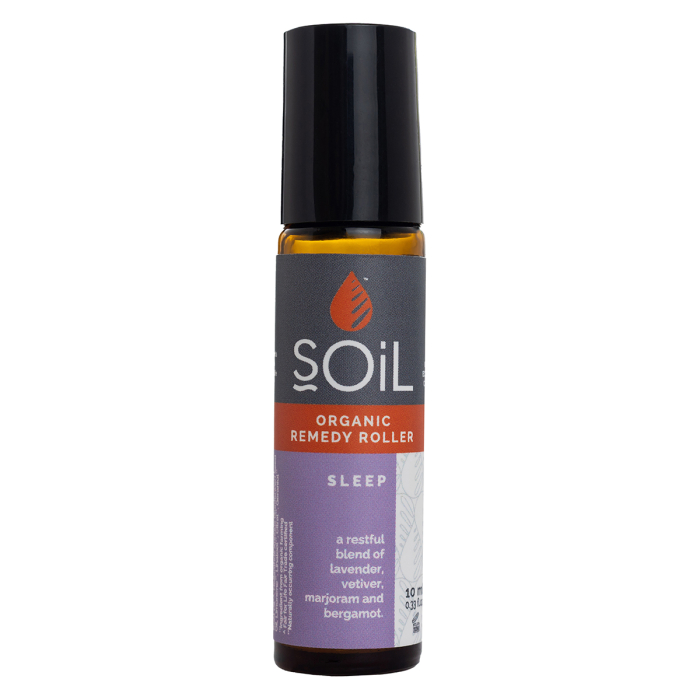 SOiL Roll-On Sleep cu Uleiuri Esențiale Pure Organice ECOCERT 10 ml | Amestec pentru Somn Calm [1]