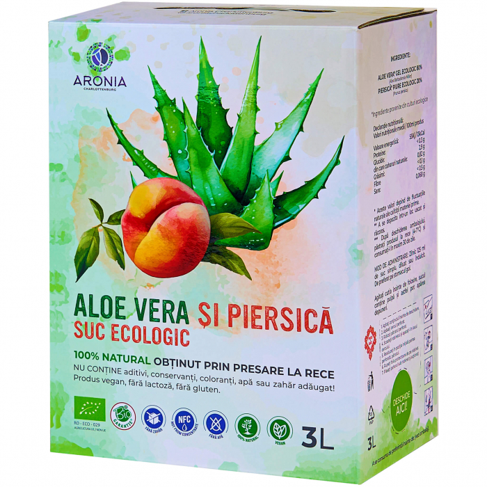 Suc de Aloe Vera și Piersică 3L (RO-ECO-029) [1]