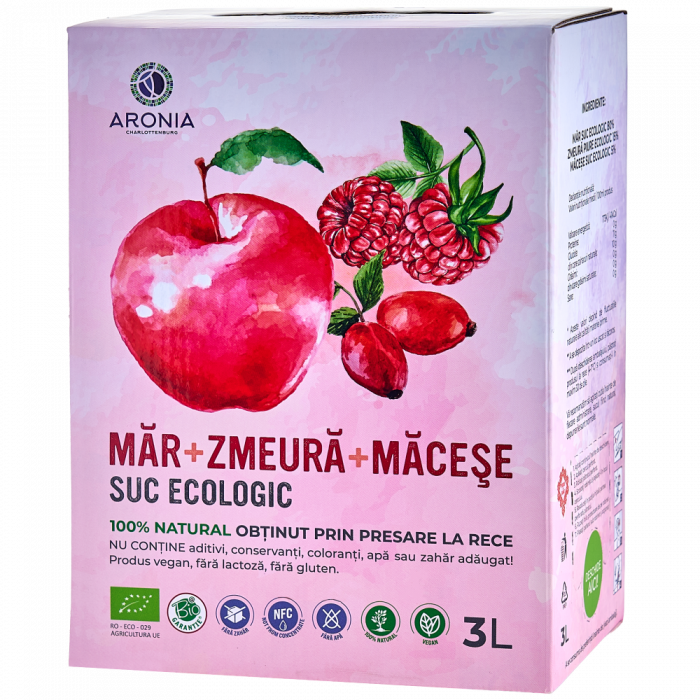 Suc de Măr, Zmeură și Măceșe 3L ECO (RO-ECO-029) [1]