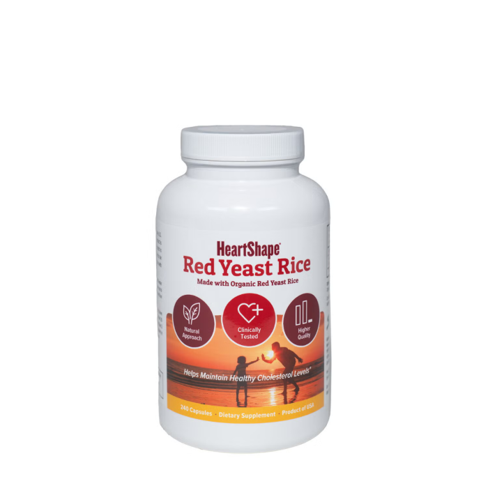 Sylvan Red Yeast Rice, Drojdie De Orez Rosu Organica, Pentru Sanatatea Cardiovasculara Si Reducerea Colesterolului, 1200 Mg, 240 Cps [1]