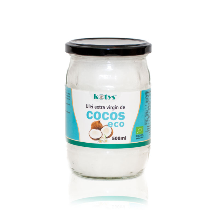 Ulei de cocos extra virgin Bio - 500ml, Kotys [1]