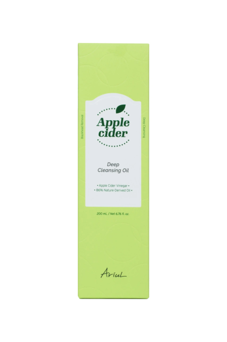 Ulei de curățare a tenului Ariul Apple Cider Deep Cleansing pentru pori, machiaj, sebum și puncte negre, 200ml [2]