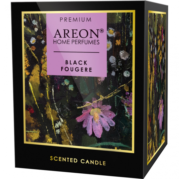 Areon Home Premium Scented Candle Black Fougere [1]