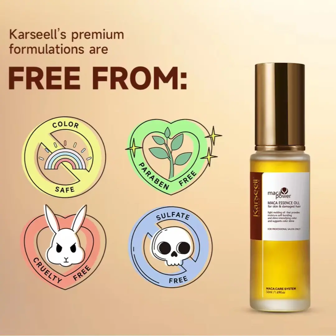 Ulei de par Karseell cu argan marocan, reparator si bogat in vitamina E ( pentru parul uscat si deteriorat ) * 50 ml [3]