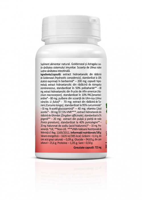 UroHelp Forte(infectii urinare acute sau recurente) * 30 cps [2]