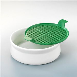 Vas de ceramica cu sita pentru germinare seminte mucilaginoase [4]