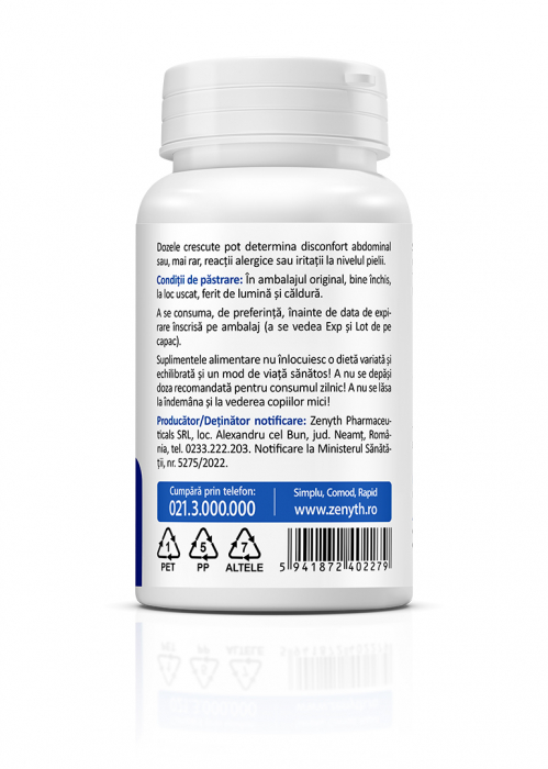 Vitamina B1(Sanatatea inimii si sistemului nervos) *60 CPS [3]