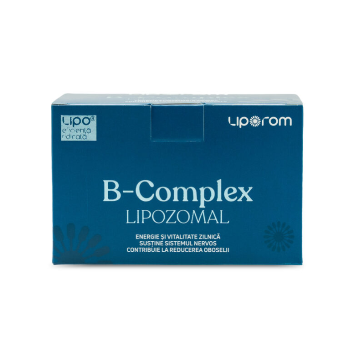 Vitamine lipozomale B Complex - sistem nervos,energie,frumusete * 30 plic [2]