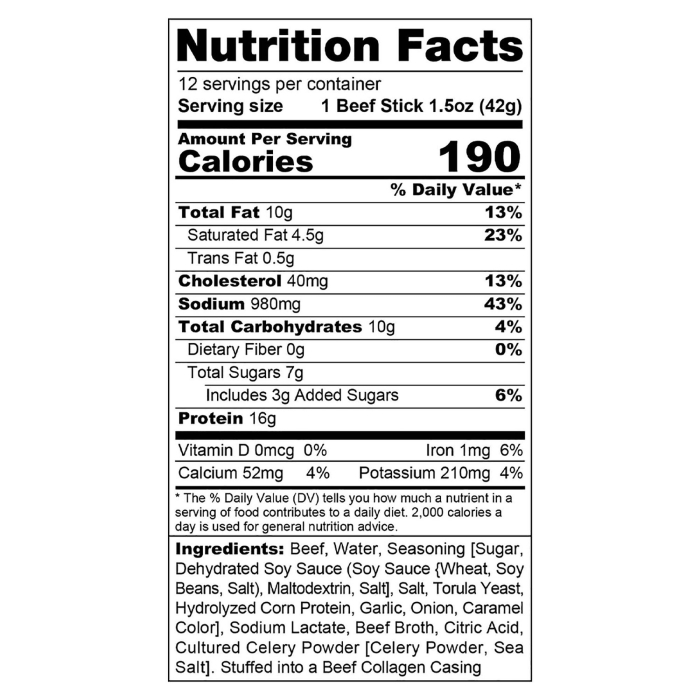 Wicked Cutz Beef Stick Batoane Cu Vita Cu Aroma De Teriyaki, 42 G [3]