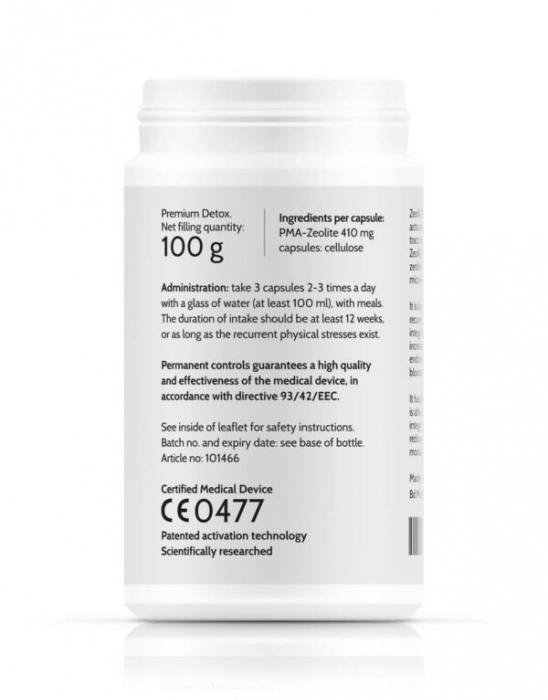 Zeolit Spectrum (DETOX MAJOR, Elimina metale grele,xenoestrogeni, pesticide, ierbicide, aditivi alimentari) * 200 cps [4]