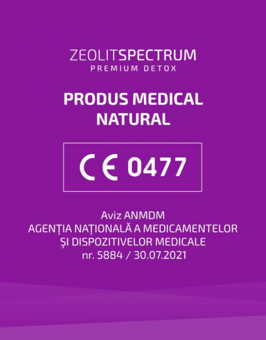 Zeolit Spectrum (DETOX MAJOR, Elimina metale grele,xenoestrogeni, pesticide, ierbicide, aditivi alimentari) * 200 cps [3]