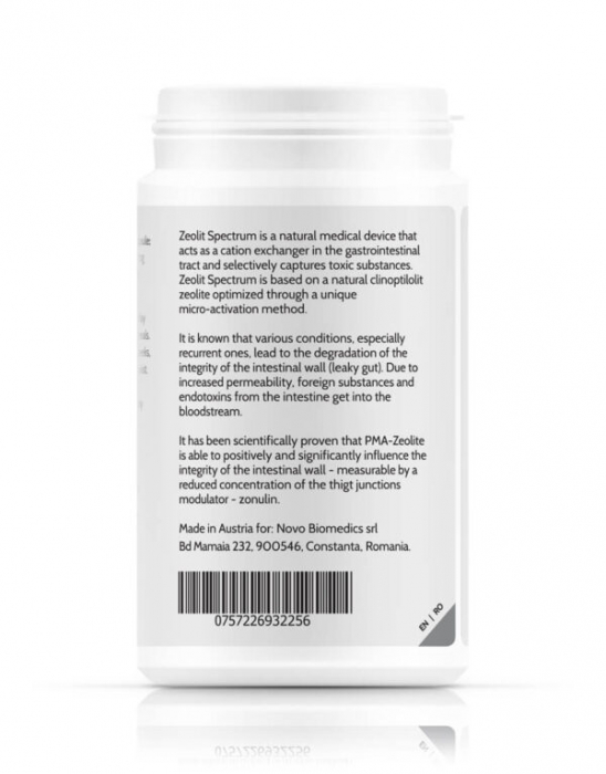 Zeolit Spectrum (DETOX MAJOR, Elimina metale grele,xenoestrogeni, pesticide, ierbicide, aditivi alimentari) * 200 cps [2]