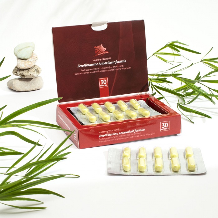 Zero Histamine Antioxidant ( Reduce simptomele de acumulare excesiva de histamina- mancarimi,congestie nazala,cuperoza,balonare)) *30 cps [3]