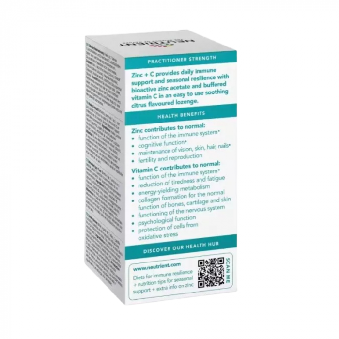 Zinc plus Vitamina C (60 comprimate masticabile), Neutrient [2]