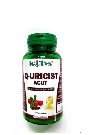 Afectiuni Frecvente - Q Uricist Acut 30 Capsule Kotys – Merișor cu 40% PAC, D-Manoză și Splinuță pentru Confortul Căilor Urinare